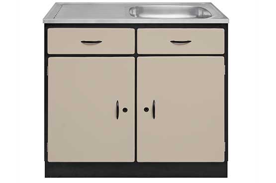 915mm X 460mm SATURN Sink Unit - Available in left or right hand bowl