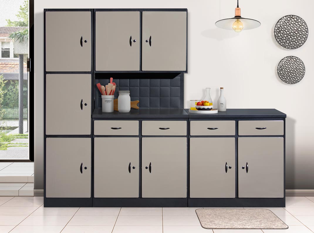 3 Piece Saturn Grey Kitchen Scheme